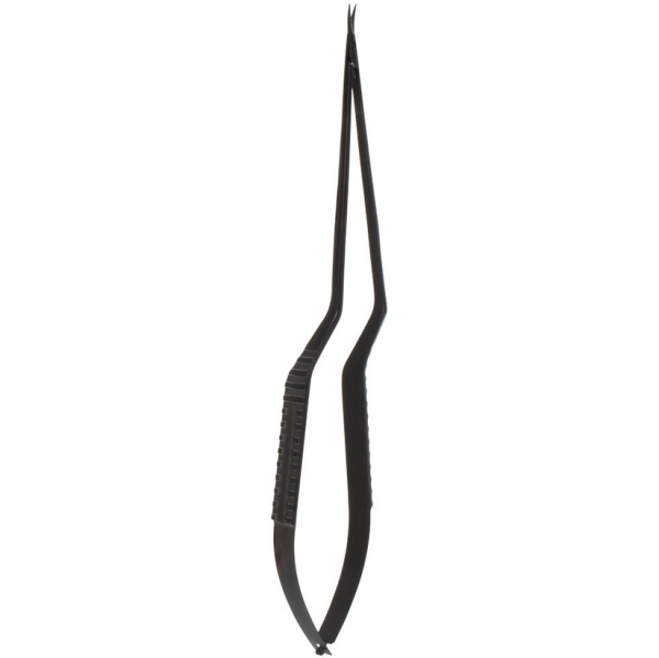 micro scissors with panther coating, curved, 230mm (9”)