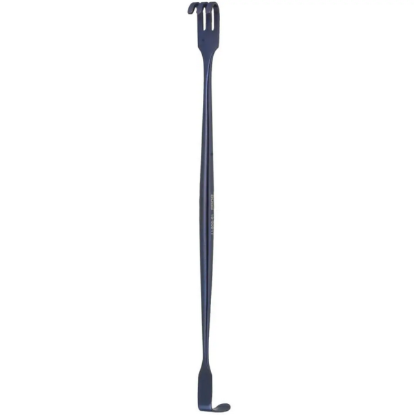 senn retractor – double end blunt prongs titanium