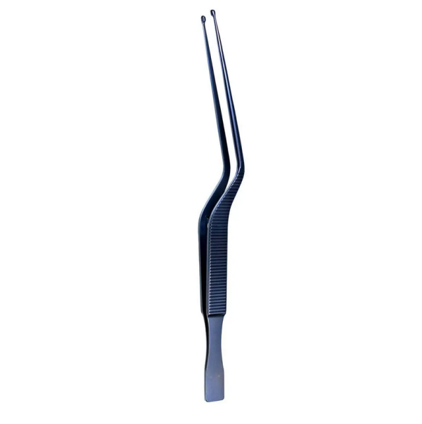 8.5″ titanium malis bayonet cup forceps – medium cup