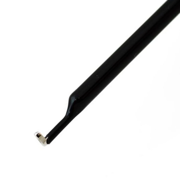 aed laparoscopic l hook, w/ long solid handle, 5mm x 33cm | s1175 j