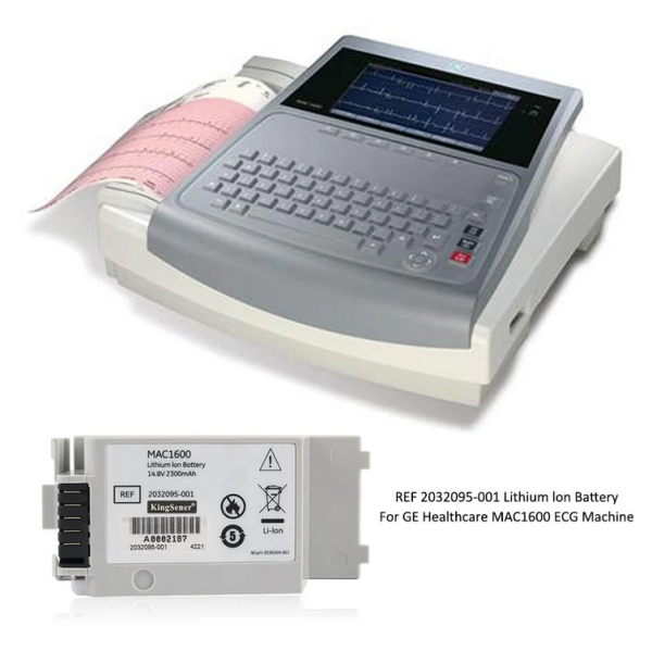 replacement battery for ge healthcare mac1600 ecg machine
